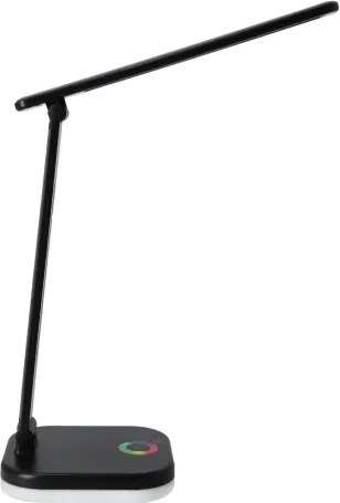 Lampada da tavolo dimmerabile LED RGBW con ricarica wireless LED/7W/5V USB nera