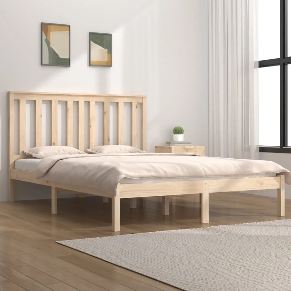 Giroletto İn Legno Massello 135x190 Cm Small Double /