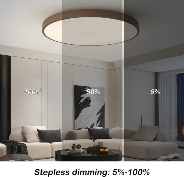 Brilagi-LED Lampada dimmerabile POOL SMART LED/128W/230V 100 cm Wi-Fi Tuya+telecomando marrone