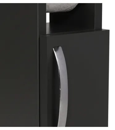 Mobiletto con porta carta igienica STAR 65x15 cm antracite