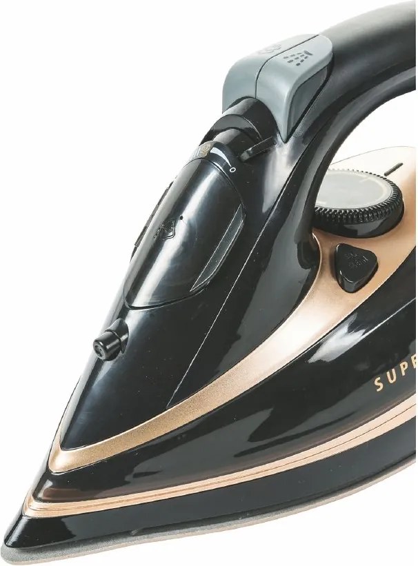 Ferro da Stiro 360ml 3000W Kooper Keramos Nero e Oro...