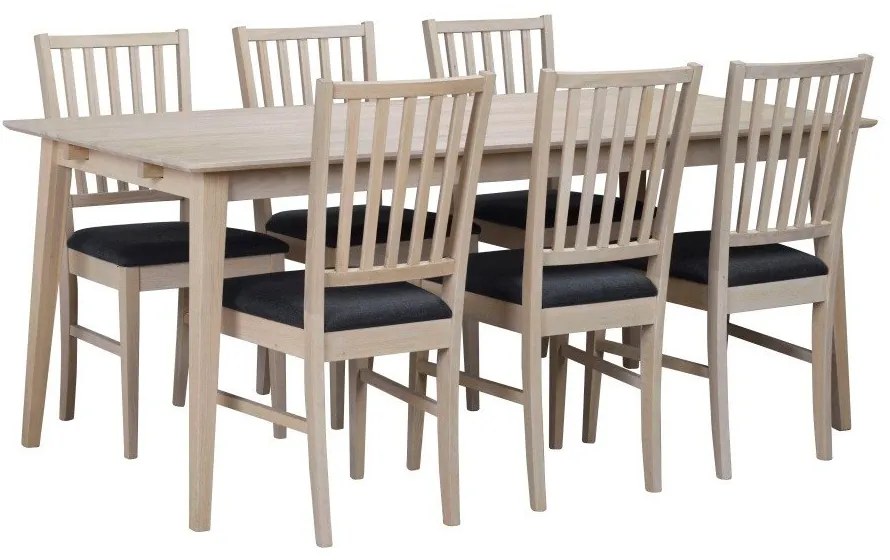 Tavolo da pranzo in rovere laccato opaco , 180 x 90 cm Filippa - Rowico