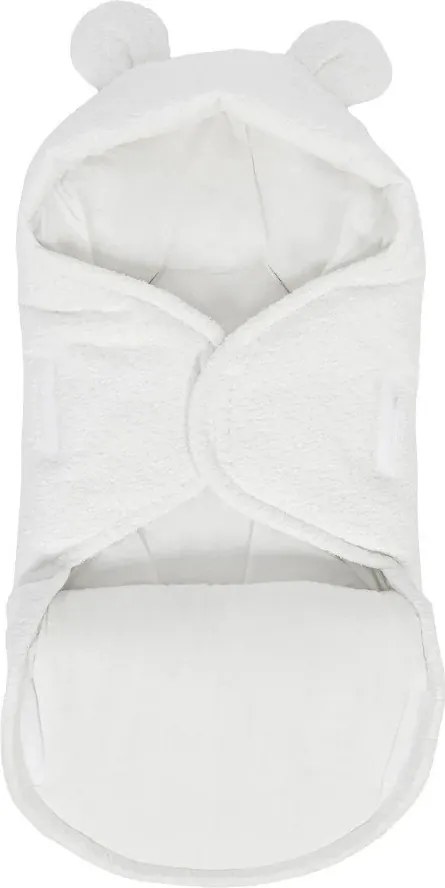 Copertina per neonati bianca in bouclé 45x80 cm – Meowbaby