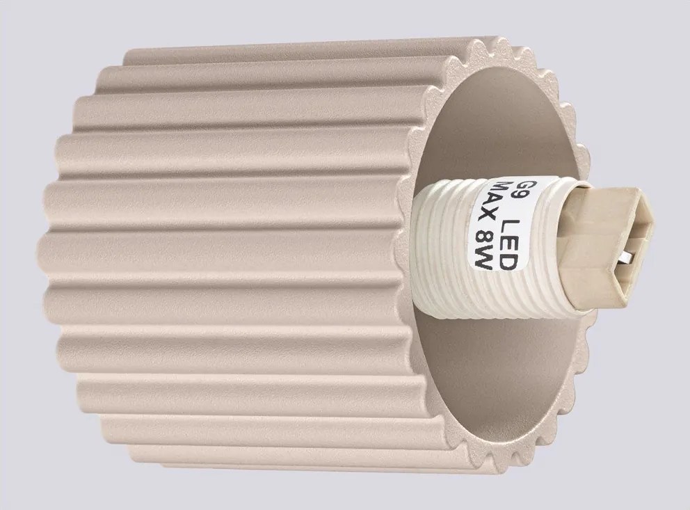 Lampada da parete grigio tortora Orbital – Sollux