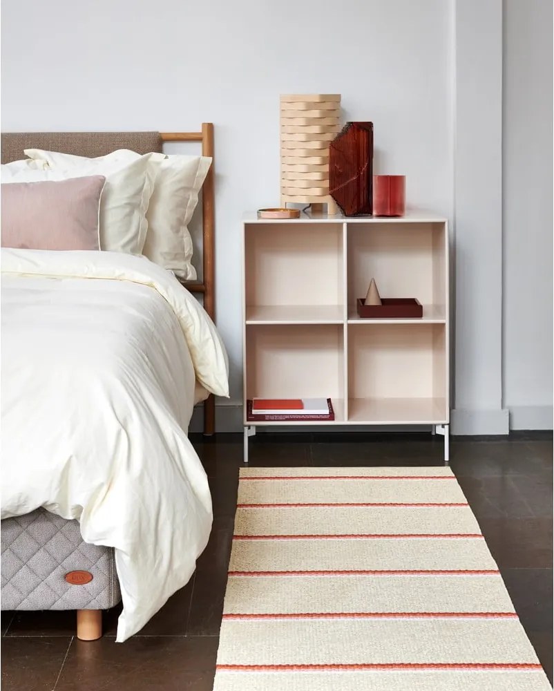 Tappeto da interno/esterno color mattone/color crema 70x90 cm Olle Brick Cream – Pappelina