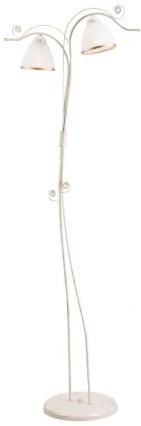 Lampada da terra RETRO II 2xE27/60W/230V bianco