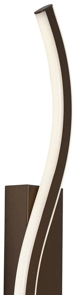 Lampada da parete di design bronzo scuro dimmerabile a 3 livelli 2 luci - Bummy