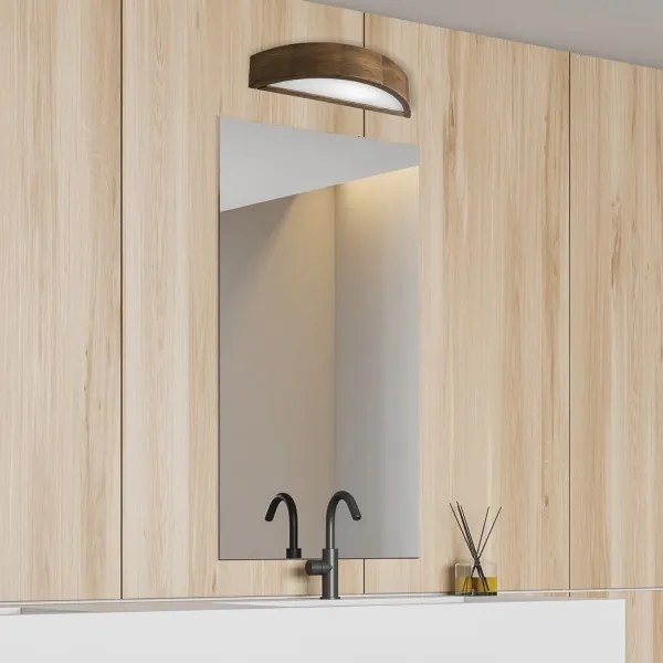 Brilagi - Lampada da parete LED CARVALHO 1xE27/60W/230V rovere noce