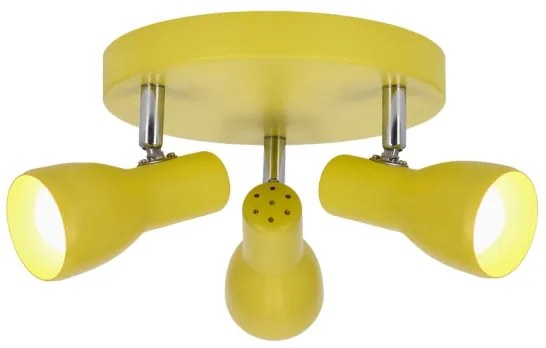 Luce Spot PICARDO 3xE14/40W/230V giallo