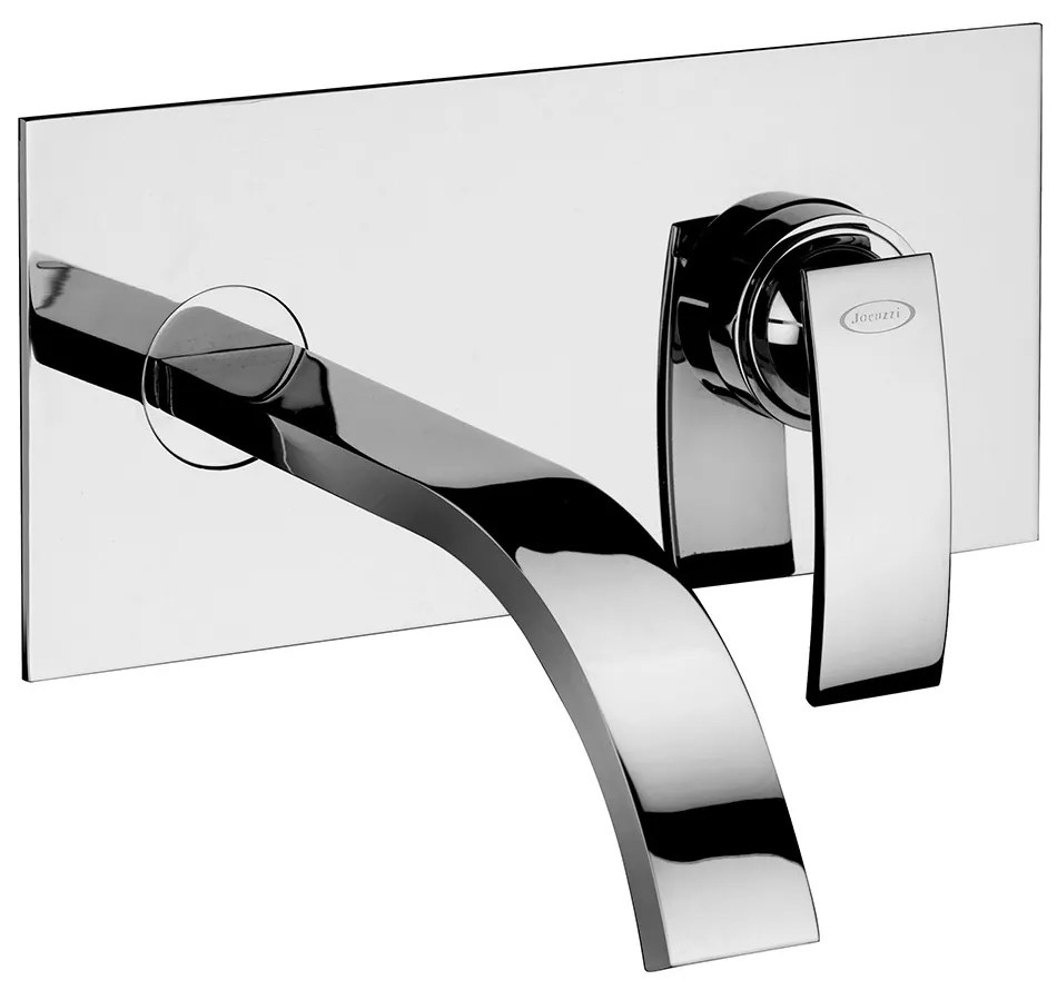 Rubinetto miscelatore lavabo a muro con pistra Jazuzzi Rubinetteria Ray 0IO00497JA00