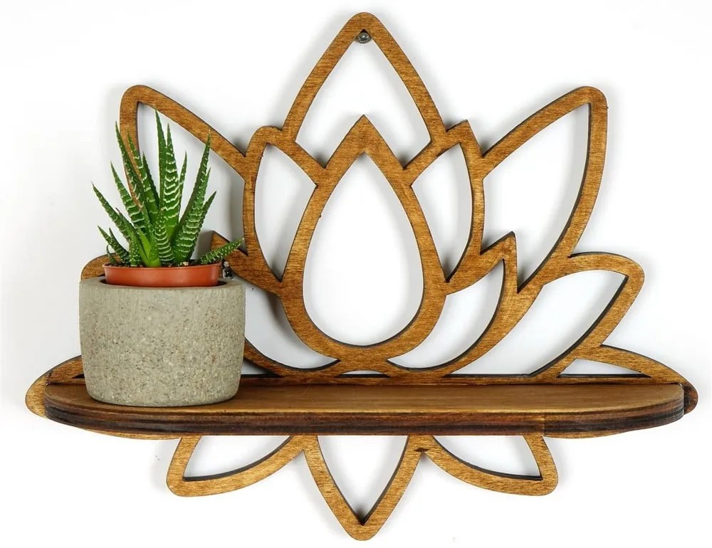 Ripiano in colore naturale 33 cm Lotus - Kalune Design