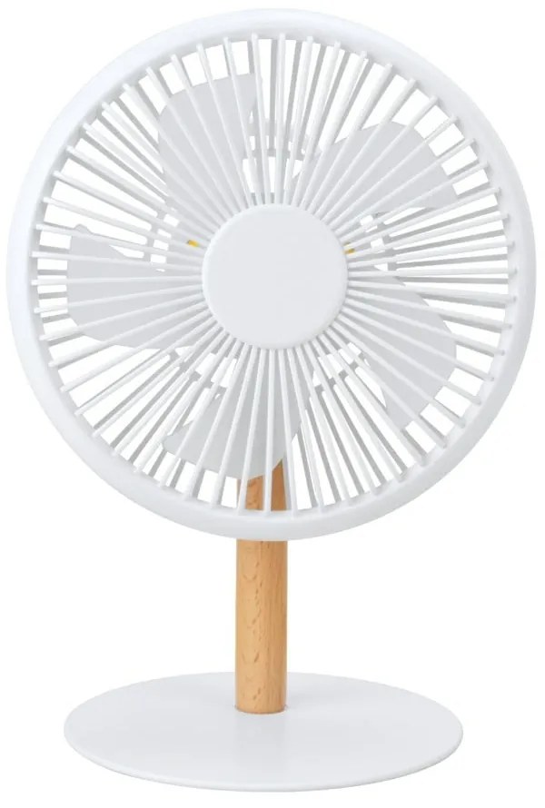 Lampada da tavolo color crema con ventola telecomandata (altezza 26 cm) Beyond - Gingko