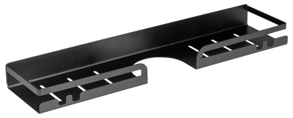 Mensola da bagno autoportante in acciaio inox nero Altarella - Wenko