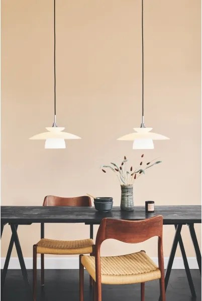 Halo Design 733644 - Lampada a sospensione con cavo SCANDINAVIA 1xG9/28W/230V Ø 20 cm bianca