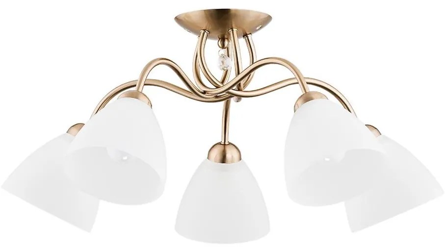 Lampadario a plafone AMARILLO 5xE27/15W/230V oro