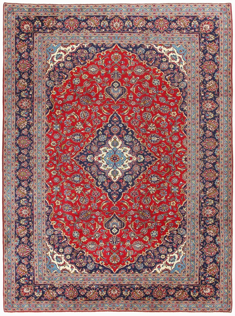 Kashan Tappeto persiano 350 x 250 (Iran) Annodato A Mano