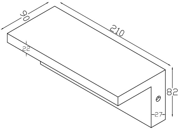Top Lampada - Applique a LED da esterno LED/10W/230V 4000K IP54