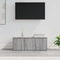 Mobile Porta TV Grigio Sonoma 80x34x30 cm in Legno Multistrato cod mxl 16413