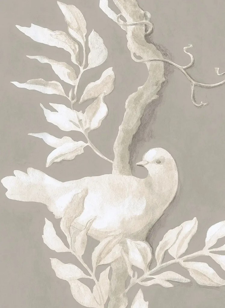 Lewis & Wood Carta da parati Doves - Topaz