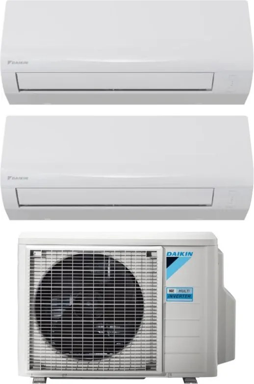 Condizionatore Daikin Dual Split Inverter serie SENSIRA 9+12 con 2MXF50A R-32 Wi-Fi Optional 9000+12000