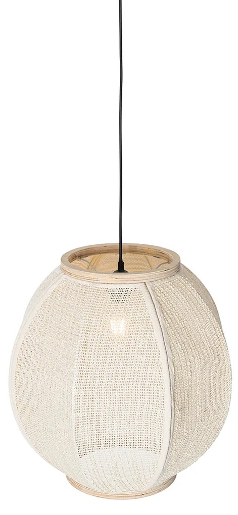 Lampada a sospensione orientale naturale 46 cm - Rob