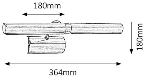 Brilagi - Lampada da quadro DANAE 2xE14/40W/230V cromo opaco
