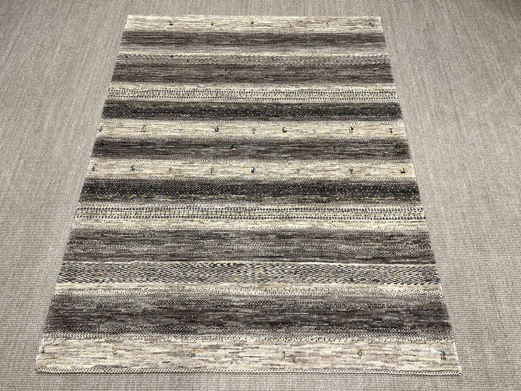 Loribaft Tappeto 200x150 Beige (Iran) Annodato A Mano