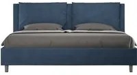 Letto Matrimoniale Large 170x190 cm Senza Rete Antea Blu