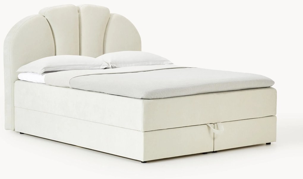 Letto boxspring con vano contenitore Romia