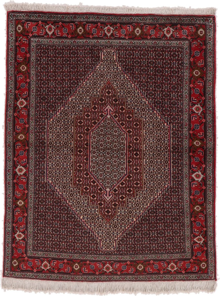 Sandjan Tappeto persiano 120x150 (Iran) Annodato A Mano
