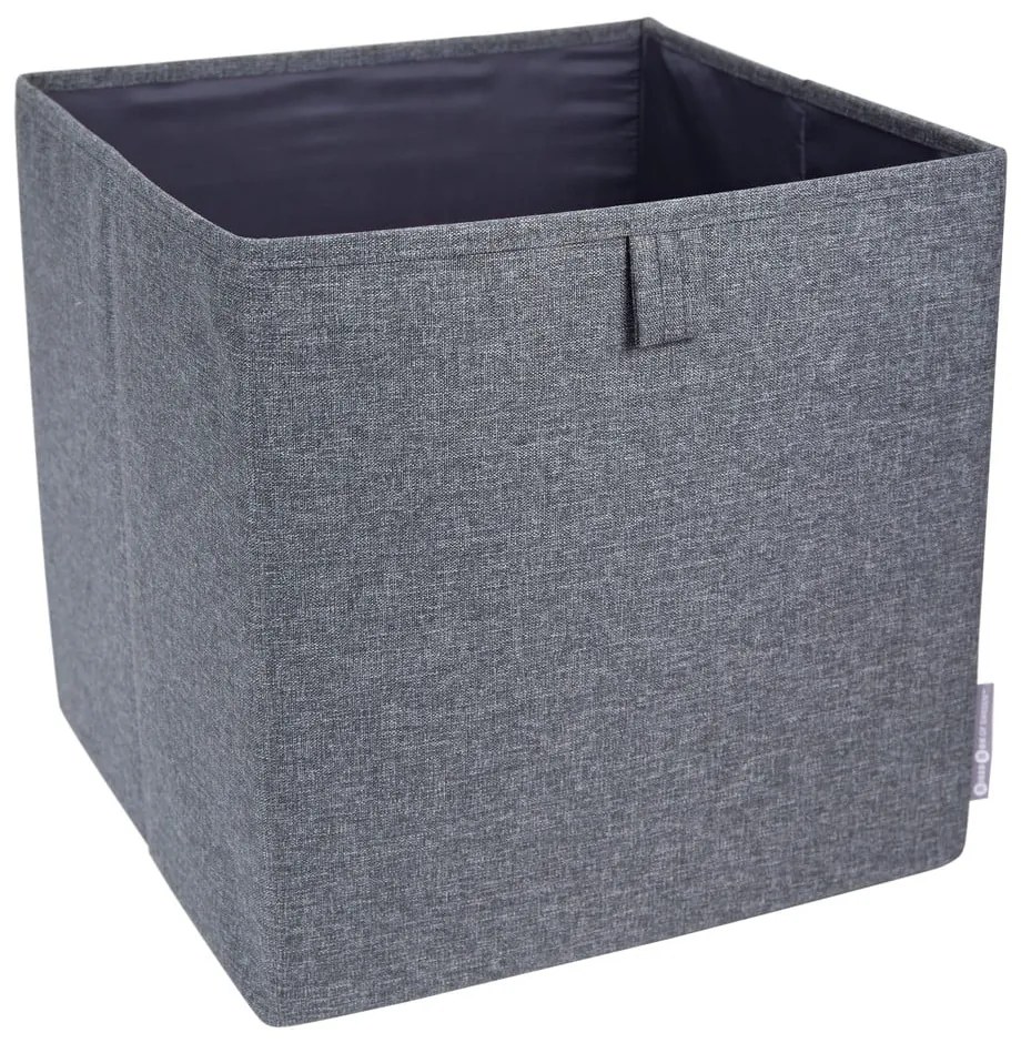 Scatola portaoggetti grigia Cube - Bigso Box of Sweden