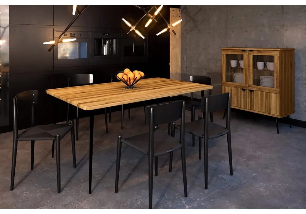 Tavolo da pranzo in rovere 160x90 cm Kula - The Beds