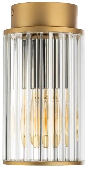 Argon 8774 - Plafoniera da esterno NORFOLK 1xE27/15W/230V IP44 oro