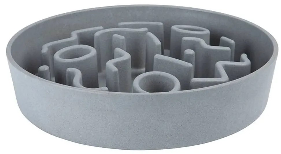 DISTRICT70 Ciotola Anti-Ingozzamento per Cani Bambù 28 cm Blu Ghiaccio