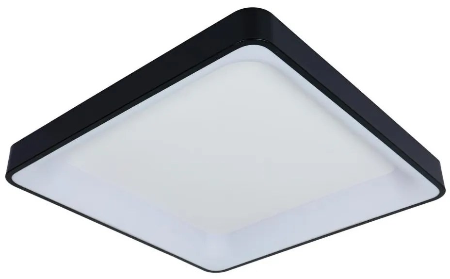 Brilagi - Plafoniera LED dimmerabile FALCON II LED/125W/230V 60x60 cm nera + telecomando