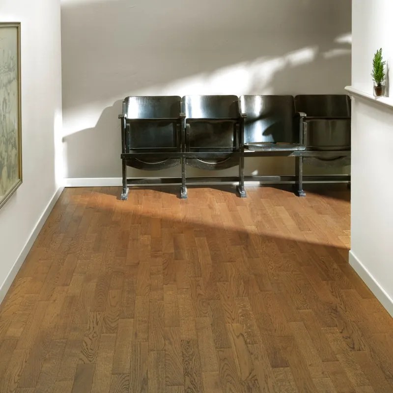 Parquet massello in rovere tabacco Famiglia spazzolato NaturaFloor Double