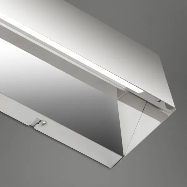 Briloner 2204-018 - Applique a LED da esterno LED/8W/230V IP44 cromo