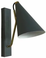 Lampada da tavolo DKD Home Decor Azzurro Metallo Dorato (12 x 25 x 29 cm)