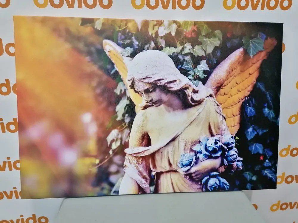 Quadro su tela – Statua di angelo