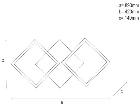 Plafoniera LED dimmerabile 85W/230V 3000-6500K + telecomando
