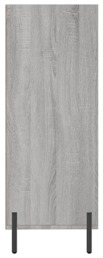 Scaffale grigio sonoma 69,5x32,5x90 cm in legno multistrato