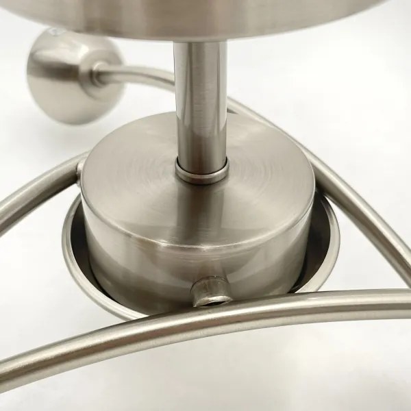 Lampadario a plafone DONNA 3xE27/60W/230V nichel