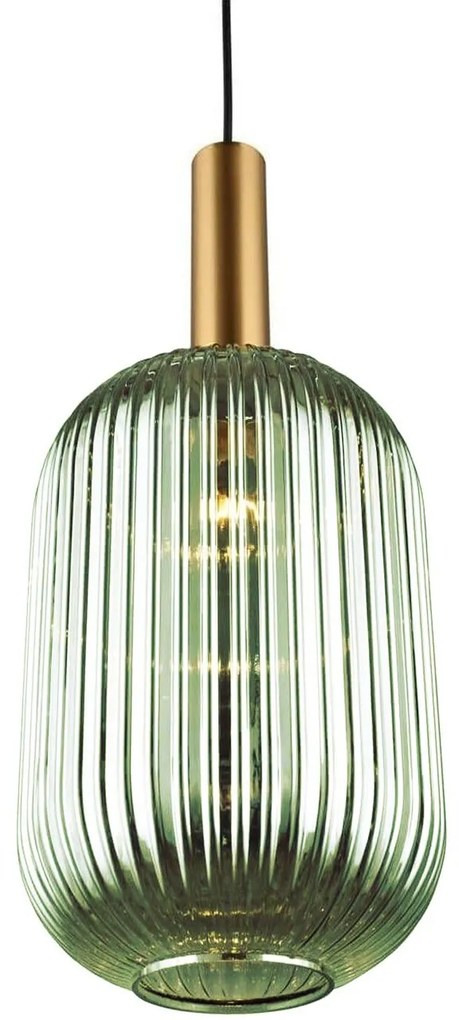 Lampada Da Soffitto Pensile Di Vetro Verde APP459-1CP