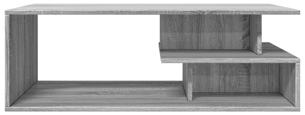 Tavolino da salotto grigio sonoma 102x55x35cm legno multistrato