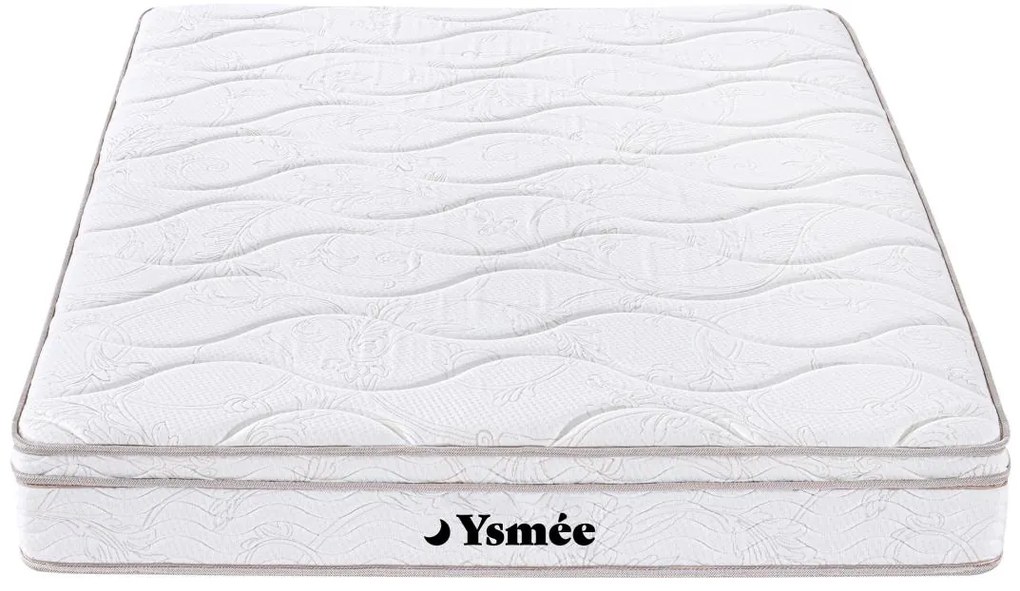 Materasso matrimoniale francese a molle 3 zone e memory foam 140 x 200 cm - WOLKENTANZ di YSMÉE