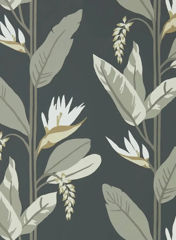 Harlequin Carta da parati Llenya - Jet/ Stone/ Gold