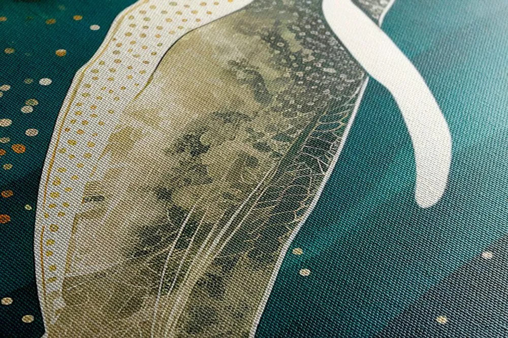 Stampa su tela – Balene nell'oceano