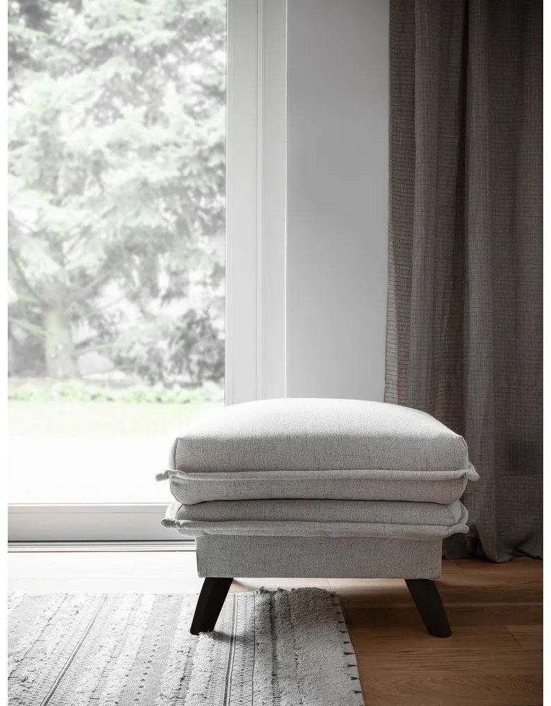 Pouf beige chiaro Charming Charlie - Miuform