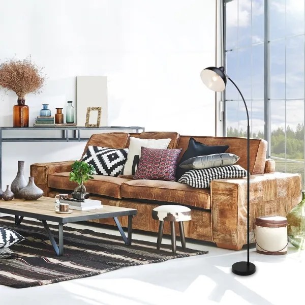 Rabalux 5240 - Lampada da terra DARON 1xE27/40W/230V nera