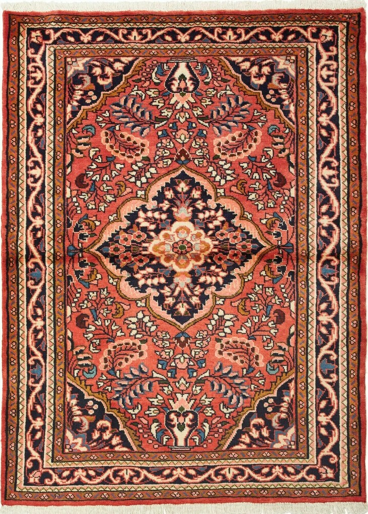 Hamedan Tappeto 150x110 (Iran) Annodato A Mano